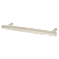 Alexander & Wilks Brunel 13mm Knurled T-Bar Cabinet Pull Handle - 128mm Centres - Polished Nickel