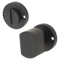 Jedo by Frelan Bathroom Turn & Release - 32mm Diameter - Matt Black