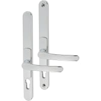 VERSA uPVC Adjustable Multipoint Door Handle - 260mm Bolt c/c - 62-95mm c/c - Polished Chrome