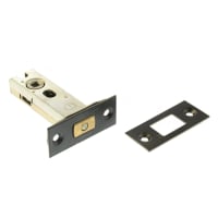 Atlantic Fire-Rated Bolt Through Tubular Bathroom Deadbolt - 78mm Case - 57mm Backset - Square - Dark Bronze