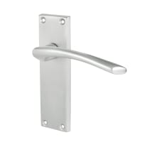 Touchpoint Satin Chrome Latch Door Handles Pack - Rimini Range