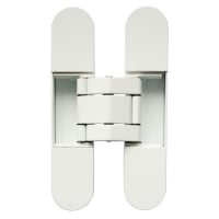 Ghost 3D Fire Rated Concealed FD30 Door Hinge - 140 x 30mm - White