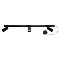 Forum Inlight Cayo GU10 3 Head Track Spotlight Kit - Black