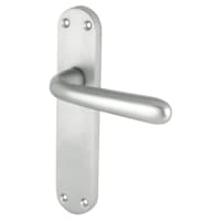 Touchpoint Satin Chrome Latch Door Handles Pack - Arezzo Range