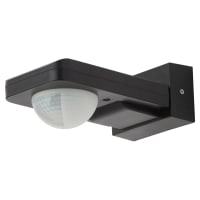 Forum Zink Napa Surface Mounted 360° Outdoor PIR Sensor - IP44 - Black