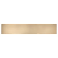 Altro Stainless Steel Kick Plate - 800 x 150 x 1.2mm - 8 Screw Holes - Antique Brass