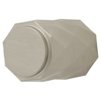 Alexander & Wilks Diamond Cut Cylinder Cabinet Knob - 20mm Diameter - Satin Nickel