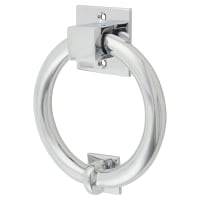 Hampstead Ring Door Knocker - Polished Chrome - 140 x 120mm