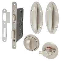 Eclipse Anti-Ligature First Entry Roller Latch Bathroom Doorset with Primary Override