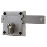 Gatemaster Locking Long Throw Gate Lock - 24mm Gate Thickness - 304 Stainless Steel