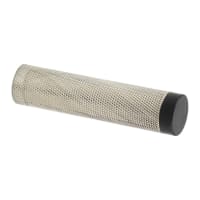 Burlington by Frelan Knurled Projection Door Stop Without Rose - 76mm Projection - Polished Nickel