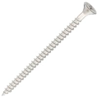 SiDAX Pozi Countersunk Wood Screws - 5.0 x 80mm - A2 Stainless Steel - Pack of 200