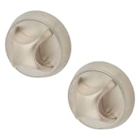 Eclipse Anti-Ligature Bowling Ball Mortice Door Knob Set - 62mm Rose - Satin Nickel - Ultra Range