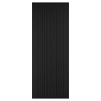 LPD Sydney 11 Panel Pre-Finished Laminate Semi-Solid Internal FD30 Fire Door - 1981 x 762mm - Black
