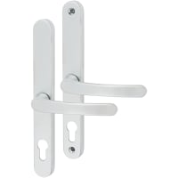 TSS uPVC Multipoint Door Handle - 215mm Bolt c/c - 70mm c/c - Silver