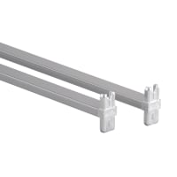 elfa Drawer Basket Tower - Top Only Crossbars - 550mm Width - Platinum - Pair
