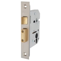 ERA Viscount Bolt Through Euro Profile Sashlock - 76mm Case - 56mm Backset - Satin Chrome
