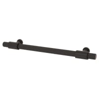Hampstead Falmouth 12mm Knurled T-Bar Cabinet Pull Handle - 160mm Centres - Matt Black