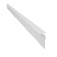 Altro 630mm Aluminium Worktop Corner Joint - 30mm Worktop Thickness - White