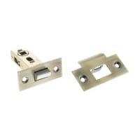 Atlantic Bolt Through Tubular Latch - 63mm Case - 45mm Backset - Square - Antique Brass
