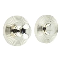 Burlington by Frelan Inner 1 Turn & Release with Reeded Rose - 47mm Diameter - Pol Nickel