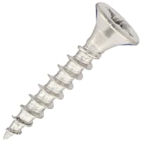 SiDAX Pozi Countersunk Wood Screws - 3.5 x 20mm - A2 Stainless Steel - Pack of 200
