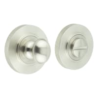 Burlington by Frelan Inner 1 Turn & Release with Knurled Rose - 47mm Diameter - Satin Nickel