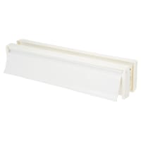 TSS Letter Plate - 300 x 65mm - 20-40mm Door Thickness - White