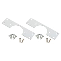 Klug Cabinet Hinge Repair Plates - 90 x 25mm - White