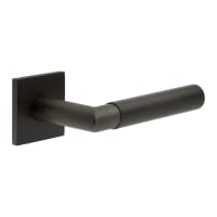 CRES by Frelan Dark Bronze Unsprung Fire Rated Door Handles on Square Rose - CR-102 Range