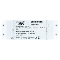 Integral LED 24V 100W Constant Voltage LED Driver - IP20 - 200-240VAC