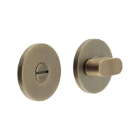 CRES by Frelan CRES801 Bathroom Turn & Release - 54mm Diameter - Antique Brass