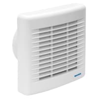 Vent Axia Basic BAS100T Axial Bathroom Extractor Fan with Timer - White