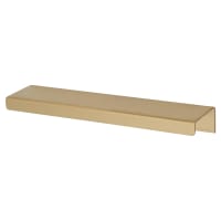 Alexander & Wilks Tilly Finger Pull Cabinet Handle - 110mm Centres - PVD Satin Brass