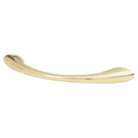 Touchpoint Vali Bow Cabinet Pull Handle - 96mm Centres - Polished Brass