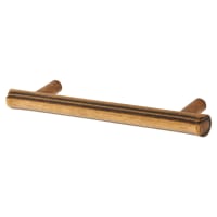 Altro Filton 11mm T-Bar Cabinet Pull Handle - 96mm Centres - Antique Brass