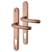 Fab & Fix Hardex Rose uPVC Multipoint Door Handles - 92mm c/c - Balmoral Range