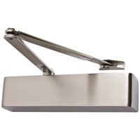 Briton 1130B Overhead Fire Door Closer - Power Size 2-6 - Push/Pull Mounting - Satin Stainless Steel