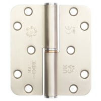 Jedo Lift-Off Grade 13 Butt Fire Door Hinge - 100 x 89 x 3mm - Right - Satin Nickel - Pair