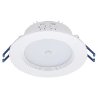 Forum Zinc Reno 8W LED Fixed Downlight with PIR Sensor - IP20 - 4000K Cool White - White