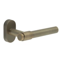 CRES by Frelan Antique Brass uPVC Multipoint Door Handles on Oval Rose - CR-103 Range