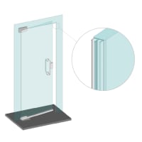 CCE Glass Lip Seal - Suits 8-14mm Glass - 2500mm Length