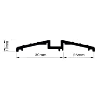 Sealmaster Watershed Seal - 2100mm Length - TKS Threshold - Inward/Outward Opening Doors - Silver