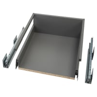 Blum MERIVOBOX BLUMOTION E Height Soft Close Drawer & Gallery Rail - (H) 192 x (D) 450 x (W) 402mm - Orion Grey
