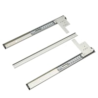 Klug Cabinet Pocket Pivot Drawer Slide - Type 1 - 400mm Length - 35kg - Zinc