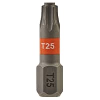 SPAX T-Star Plus Driver Bit - Torx - T25 - 25mm Length - Pack of 5