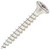 SiDAX Pozi Countersunk Wood Screws - 4.0 x 30mm - A2 Stainless Steel - Pack of 200