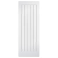 LPD Mexicano 5 Panel Primed Solid Internal Door - 1981 x 533 x 35mm - White