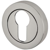 Jedo Escutcheon - 50mm Diameter - Euro - Polished Chrome