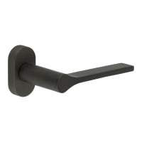 CRES by Frelan Dark Bronze uPVC Multipoint Door Handles on Oval Rose - CR-105 Range